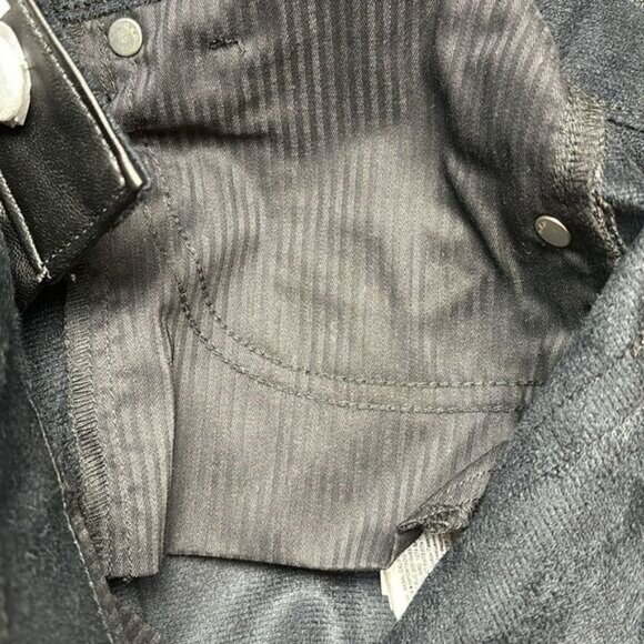 Gap NWT faux leather Cheeky Straight Sky High pants, size 8 R - Picture 11 of 13